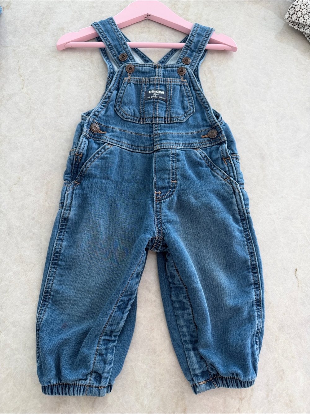 OshKosh B'gosh Medium Blue Denim Toddler Overalls